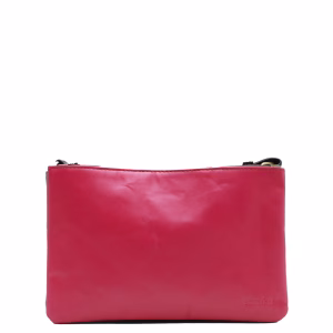 Beautiful 100% Recycled Leather Reversible Crossbody Bag in vibrant shades of blue and red. Handmade eco-friendly leather bag with adjustable strap. Enjoy two different looks in one unique accessory. This reversible crossbody bag allows you to switch sides in seconds, making it easy to match your outfit or mood. Lightweight, practical, and full of personality, it is the perfect everyday companion. The bag features a spacious main compartment with a zip closure to keep your essentials secure, as well as an adjustable leather strap for comfortable shoulder or crossbody wear. DIMENSIONS: 23 x 15 cm Please note: Since all our accessories are made from recycled leather offcuts, slight variations in color may appear in the folds and inner lining. Small imperfections or differences in color and texture may also occur due to the recycled nature of the material. Thank you for supporting our sustainable products!