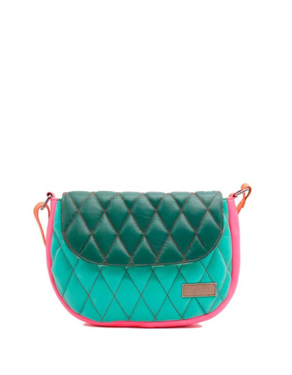 Quilted Crossbody Bag · Rounded