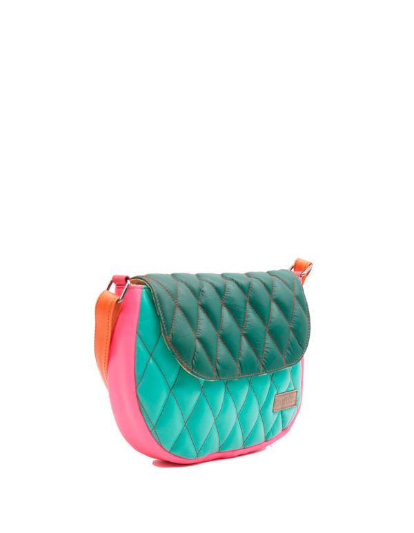 Quilted Crossbody Bag · Rounded